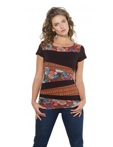 Tshirt 97% Cotton 3 Elastane Sleeves Co