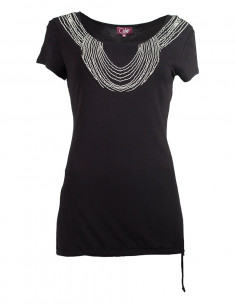 Knitted Tshirt 95%Viscose 5%Elasthane 2
