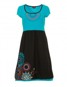 Cotton dress with short sleeves 2