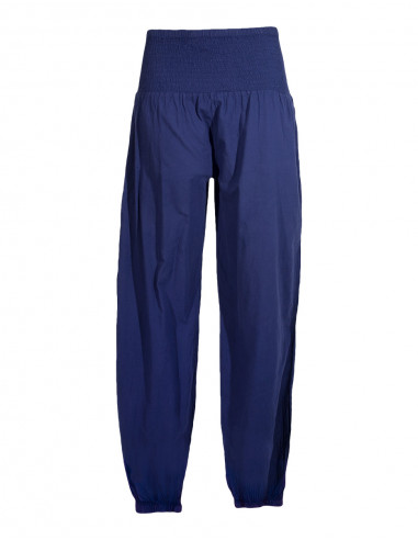 Plain cotton trousers sw with pockets