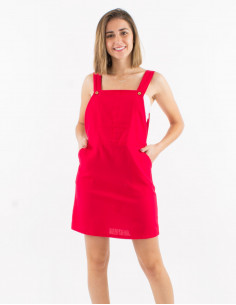 Short 91% cotton 9% linen dress 2