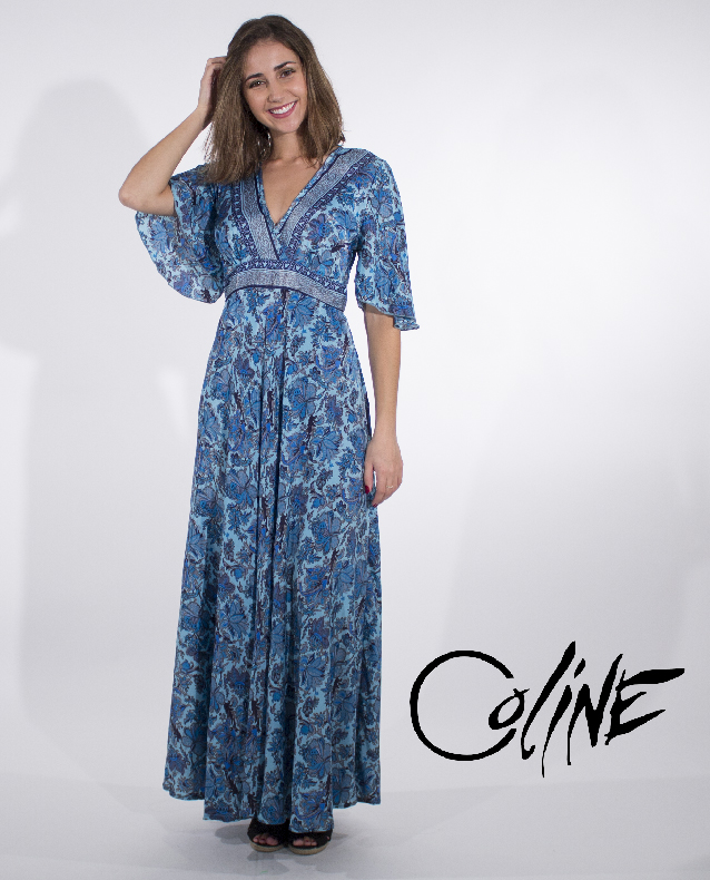Grossiste Robes bohêmes, robes grandes tailles, robes longues imprimées