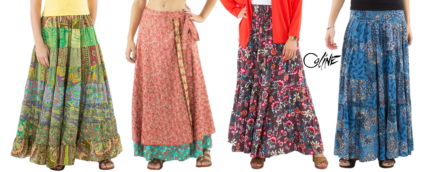 How to Wear a Long Indian Skirt and with What? Advice for Your Clients